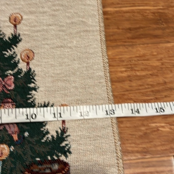 NWT! Hancock Minnesota Vintage Christmas Tree Tapestry Material Panel - Picture 6 of 7
